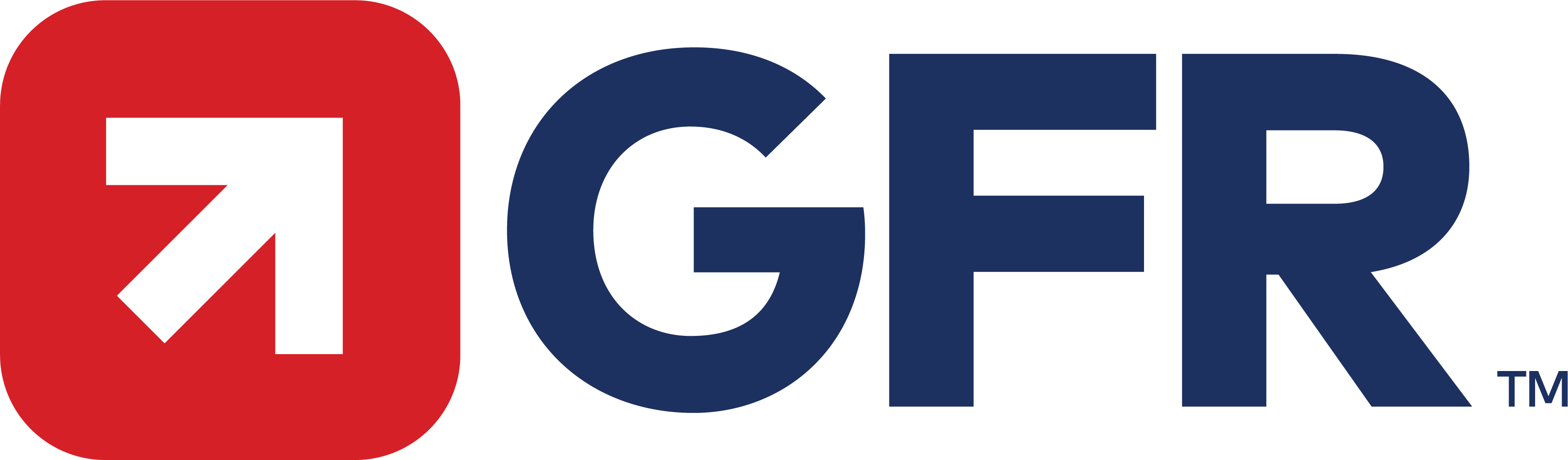 A logo of GFR Logistics in Bold and Modern Style.